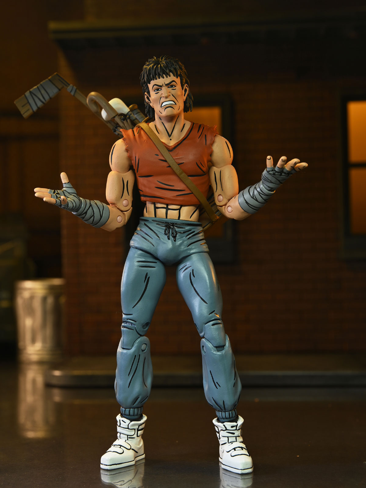 TMNT CASEY JONES RED SHIRT MIRAGE COMICS 7" SCALE ACTION FIGURE - Image 2