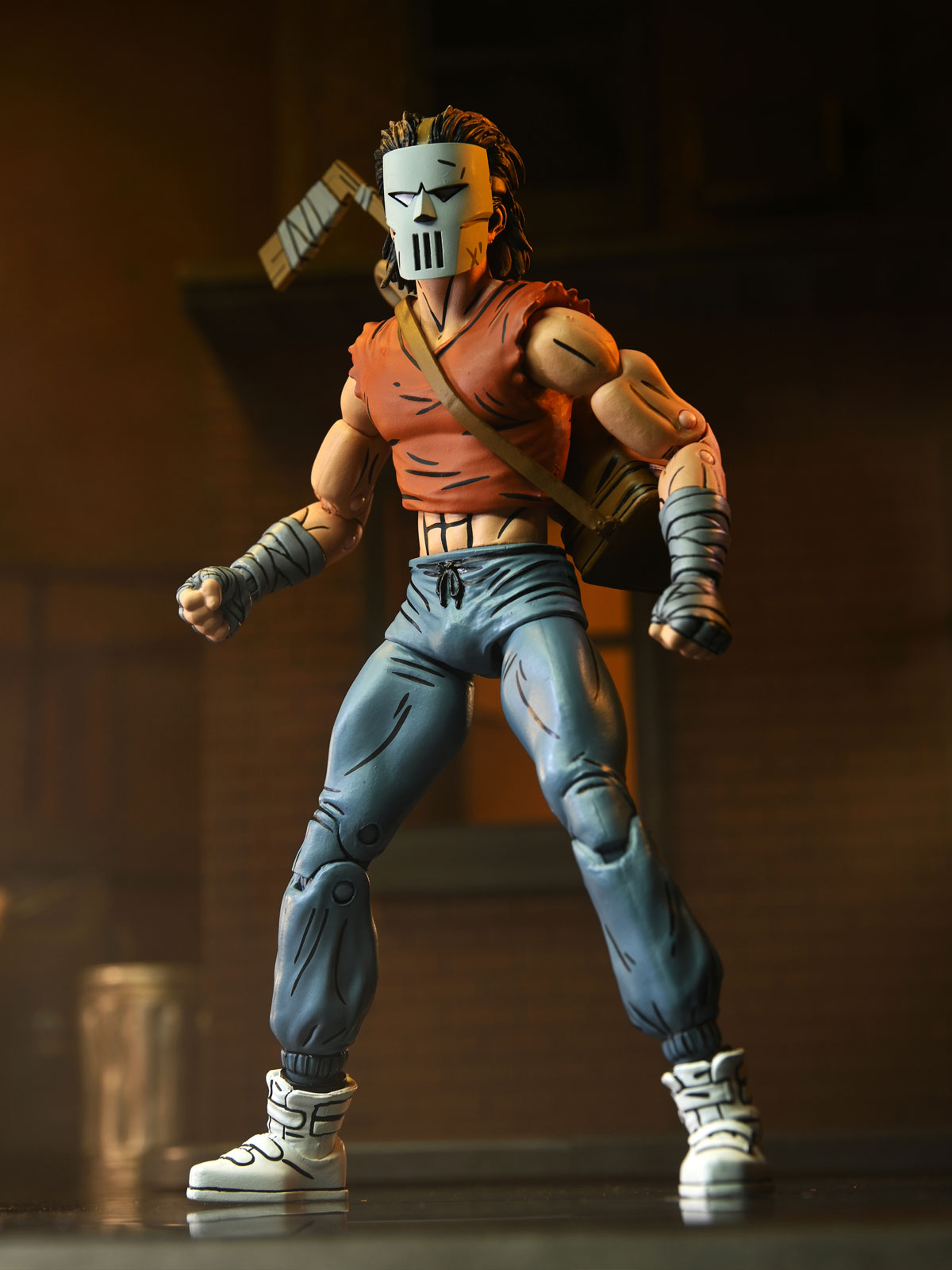 TMNT CASEY JONES RED SHIRT MIRAGE COMICS 7" SCALE ACTION FIGURE - Image 3
