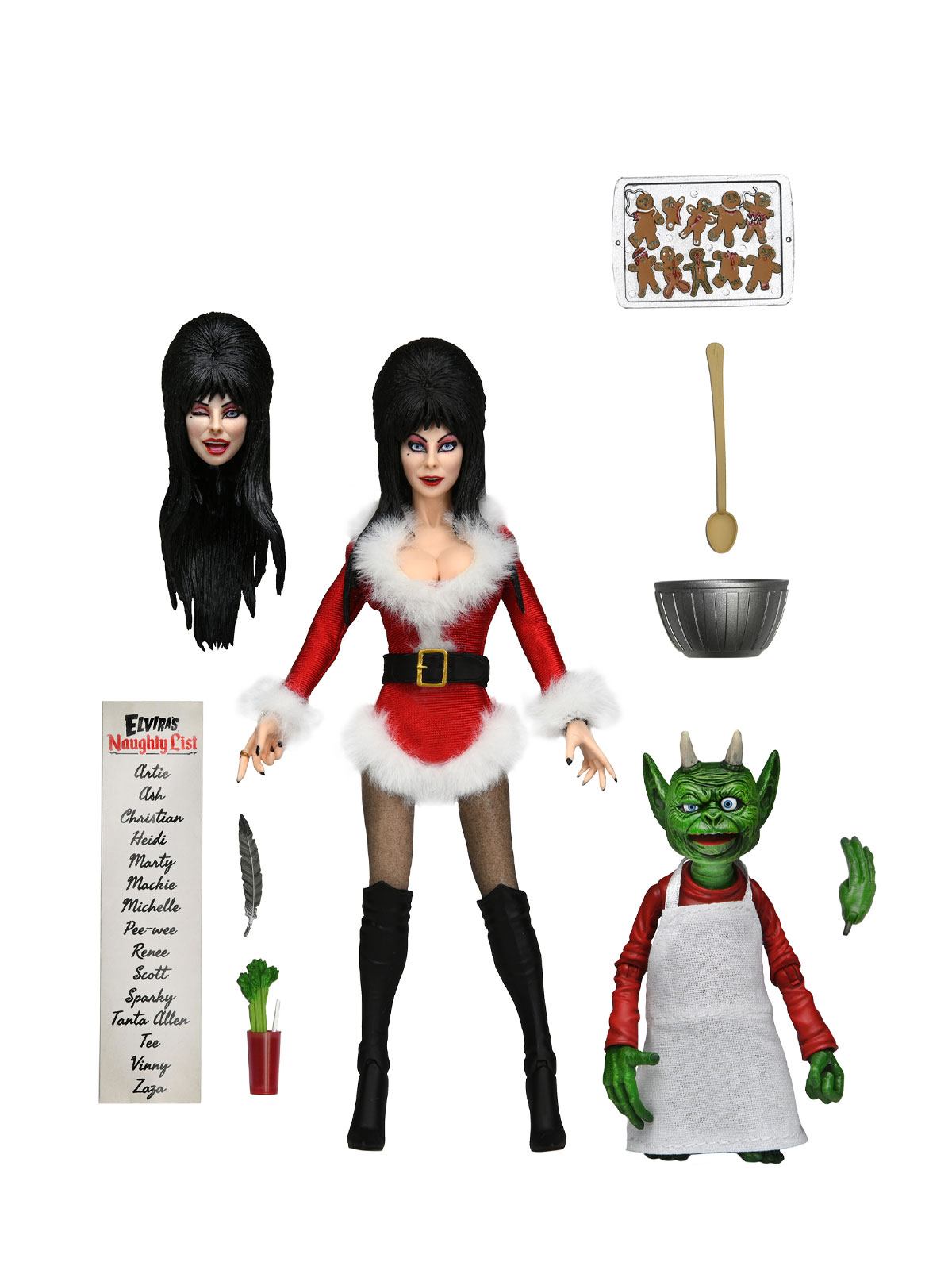 ELVIRA - VERY SCARY CHRISTMAS 8" CLOTHED ACTION FIGURE