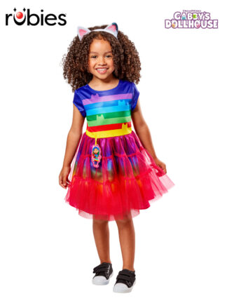 GABBY'S RAINBOW DELUXE COSTUME, CHILD