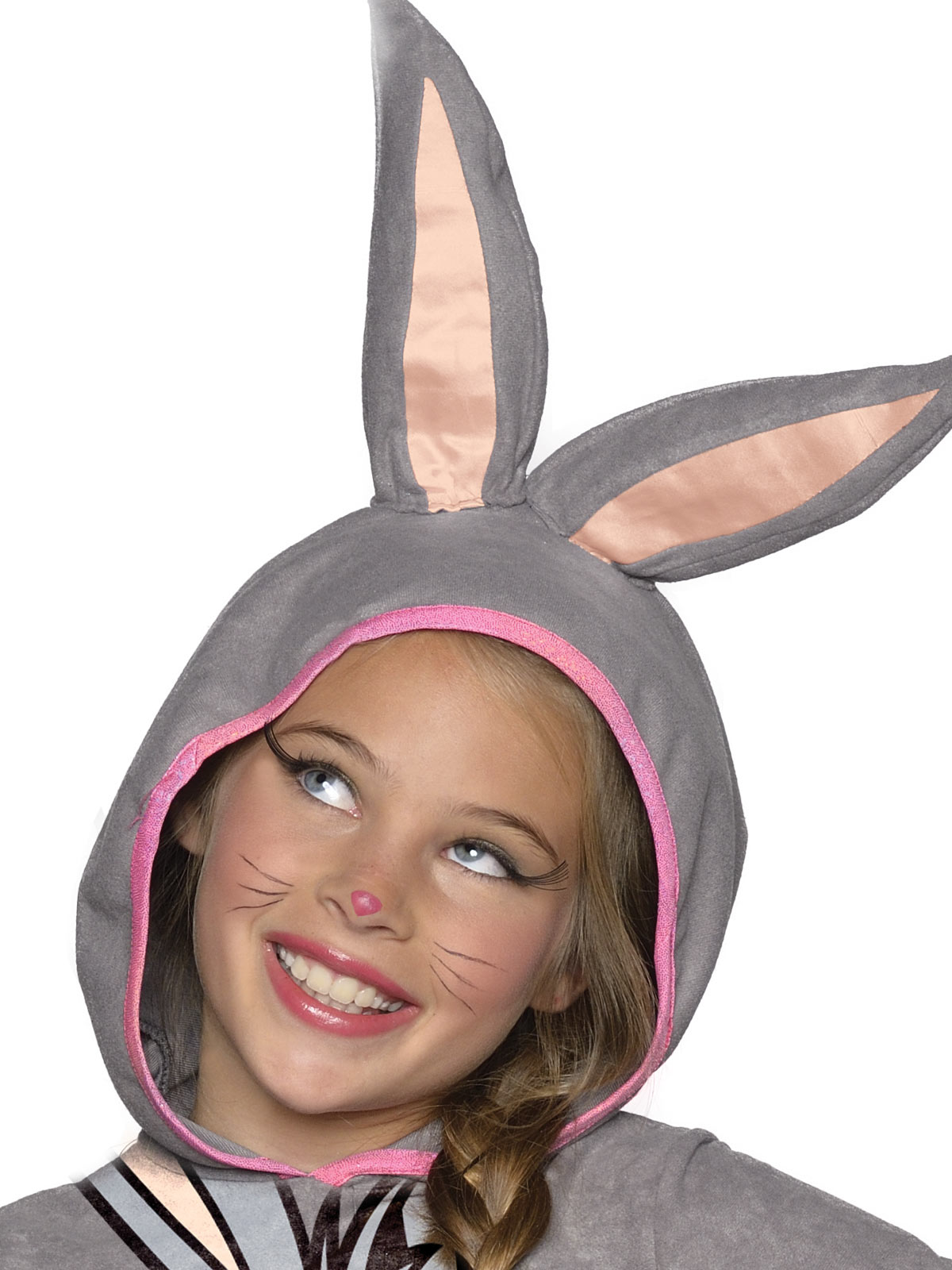 BUGS BUNNY GIRLS HOODED COSTUME, CHILD - Image 2