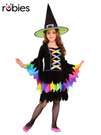 RAINBOW WITCH COSTUME, CHILD