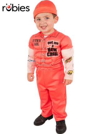 MUSCLE MAN PRISONER DELUXE COSTUME, CHILD