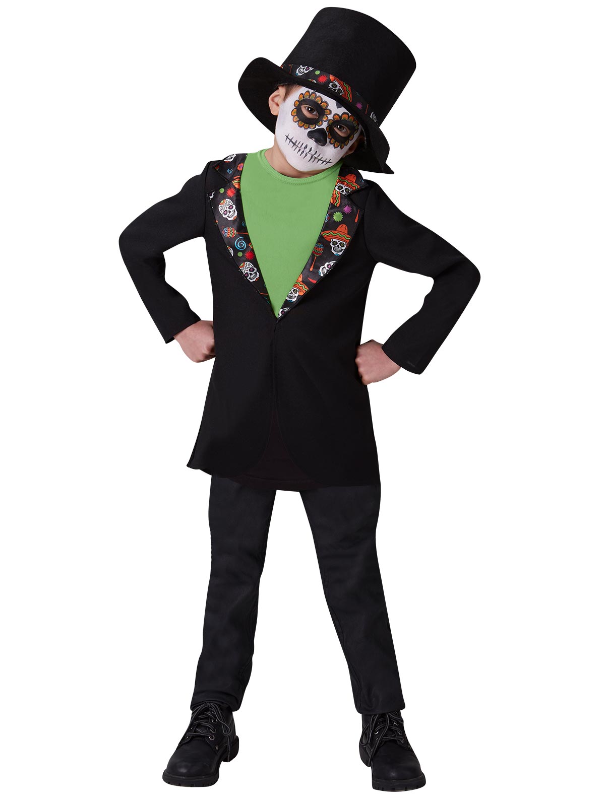 DAY OF THE DEAD BOYS COSTUME, CHILD - Image 3