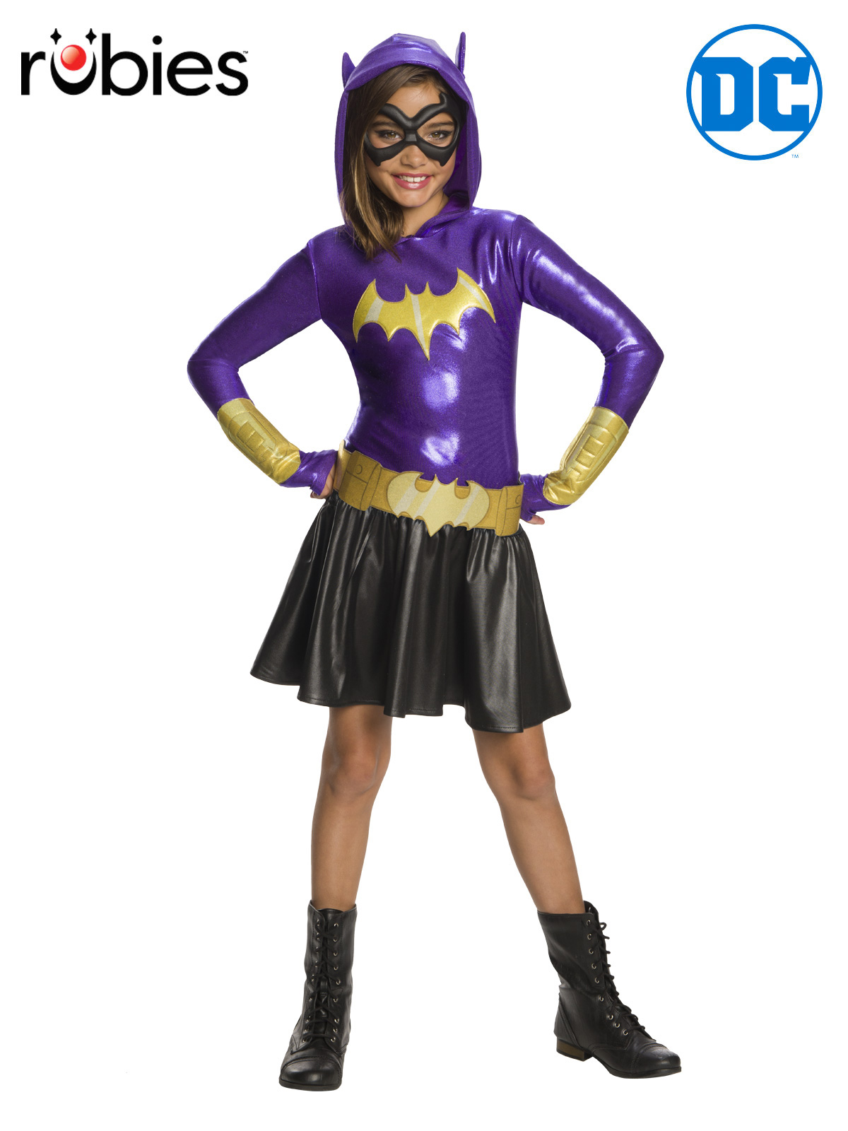 BATGIRL DCSHG HOODIE COSTUME, CHILD
