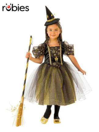 GOLDEN STAR WITCH COSTUME, CHILD