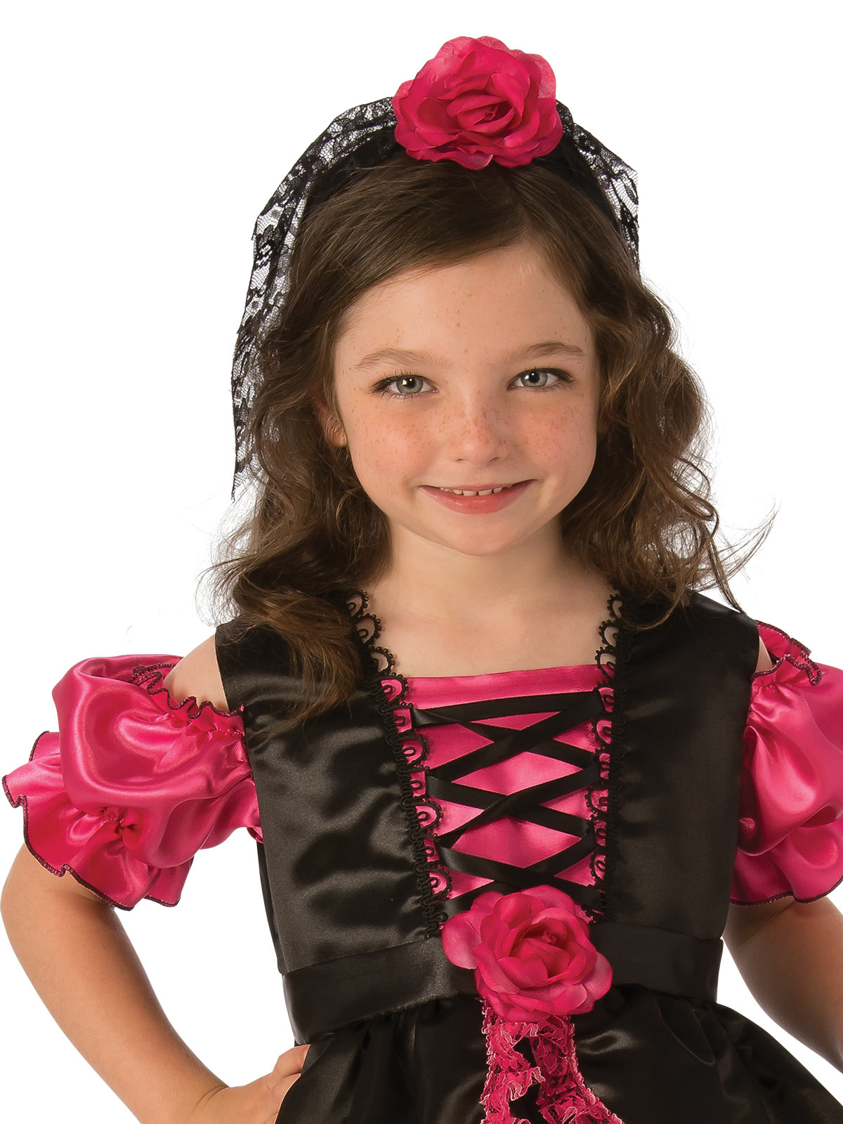 DAY OF THE DEAD GIRLS COSTUME, CHILD - Image 2