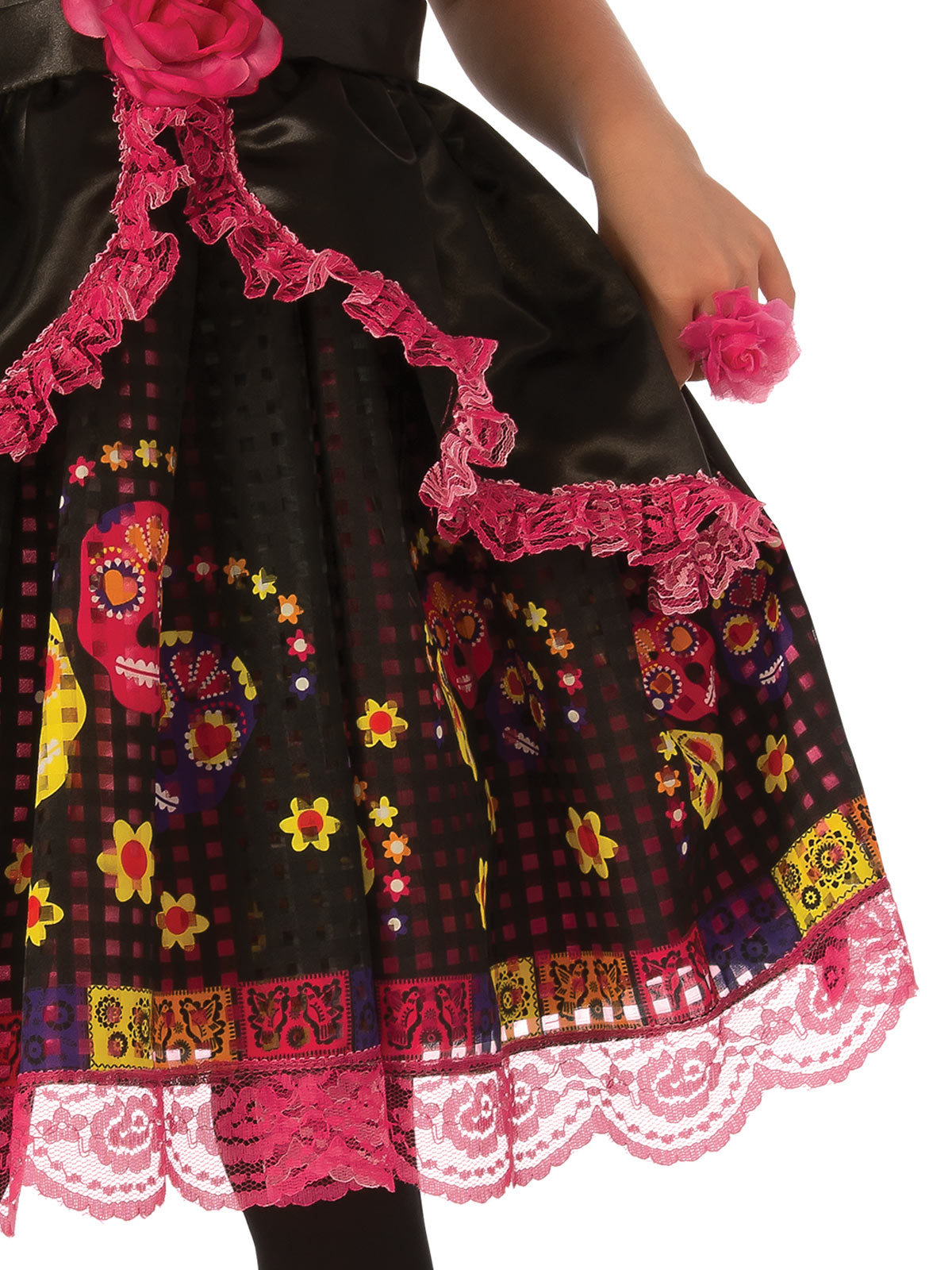 DAY OF THE DEAD GIRLS COSTUME, CHILD - Image 3