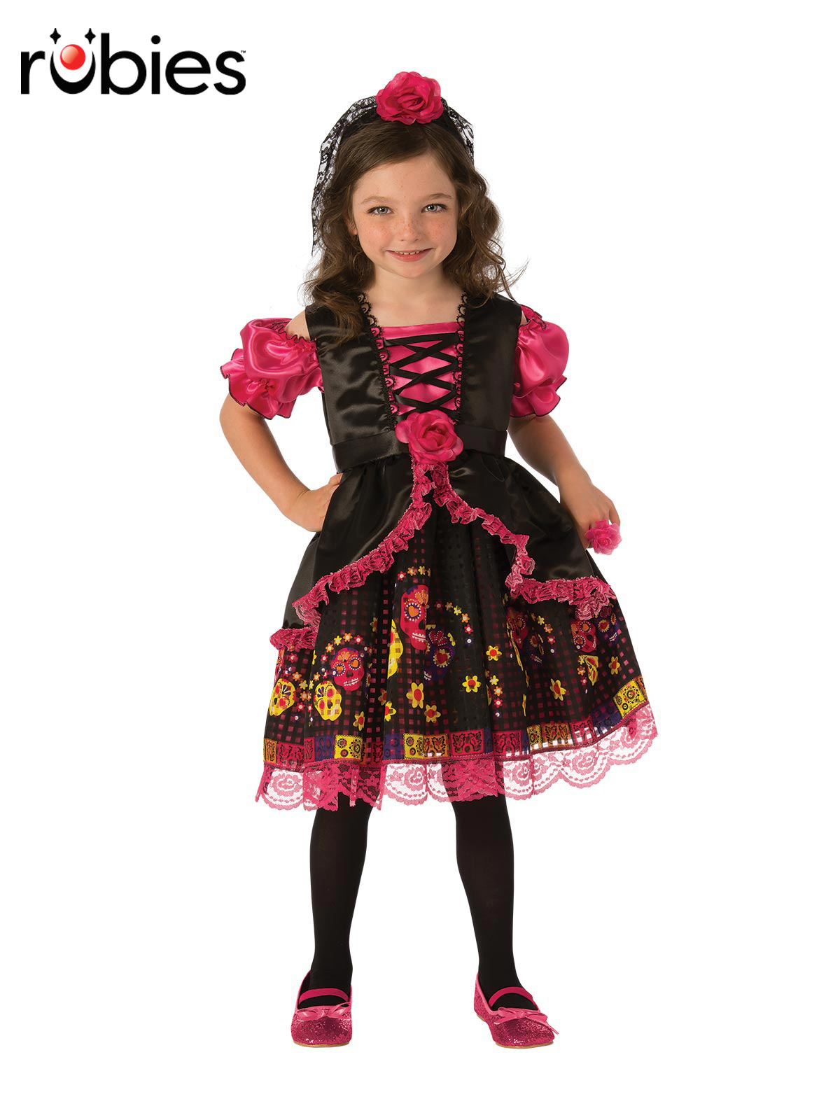 DAY OF THE DEAD GIRLS COSTUME, CHILD