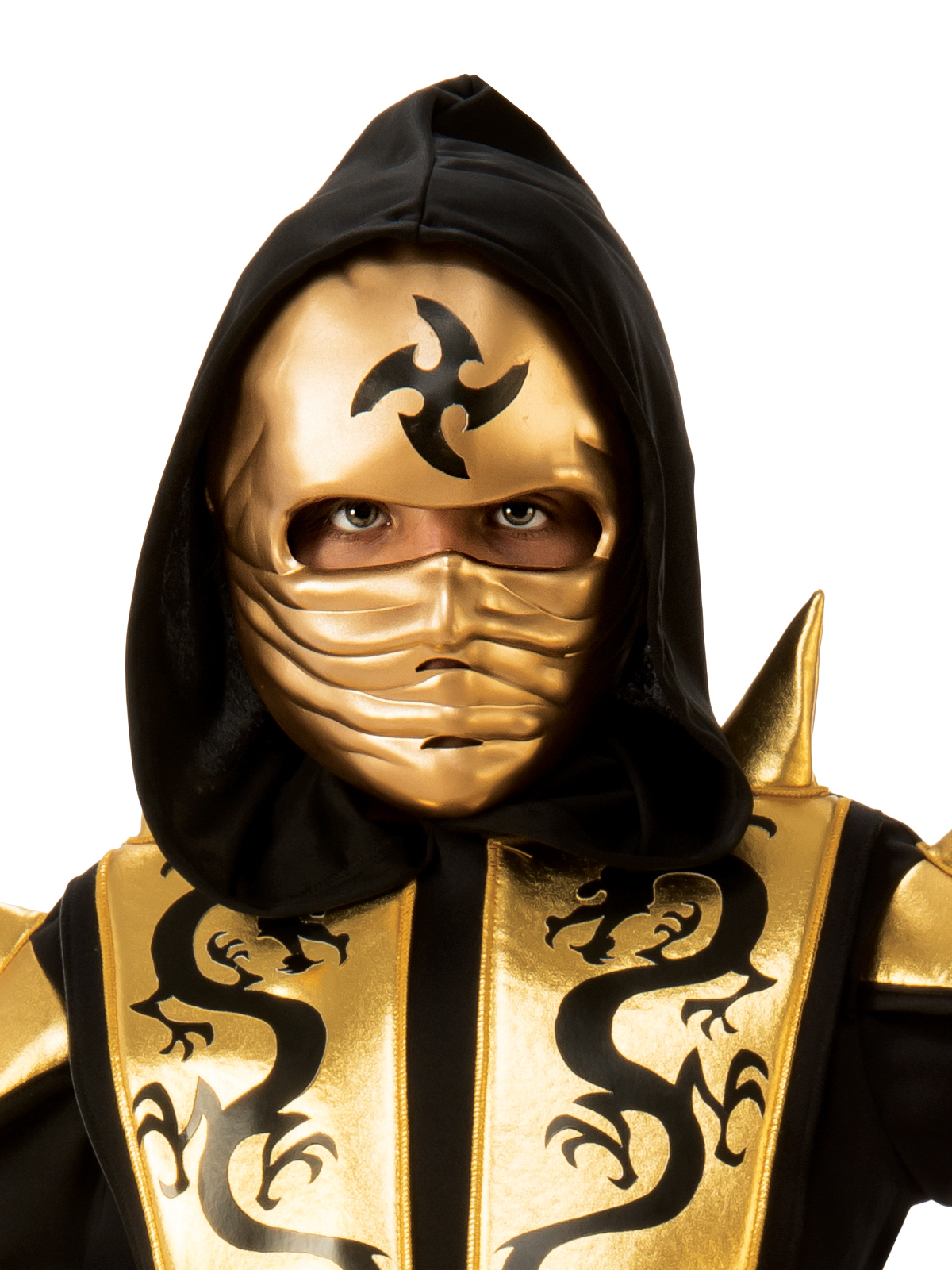 GOLD NINJA COSTUME, CHILD - Image 2