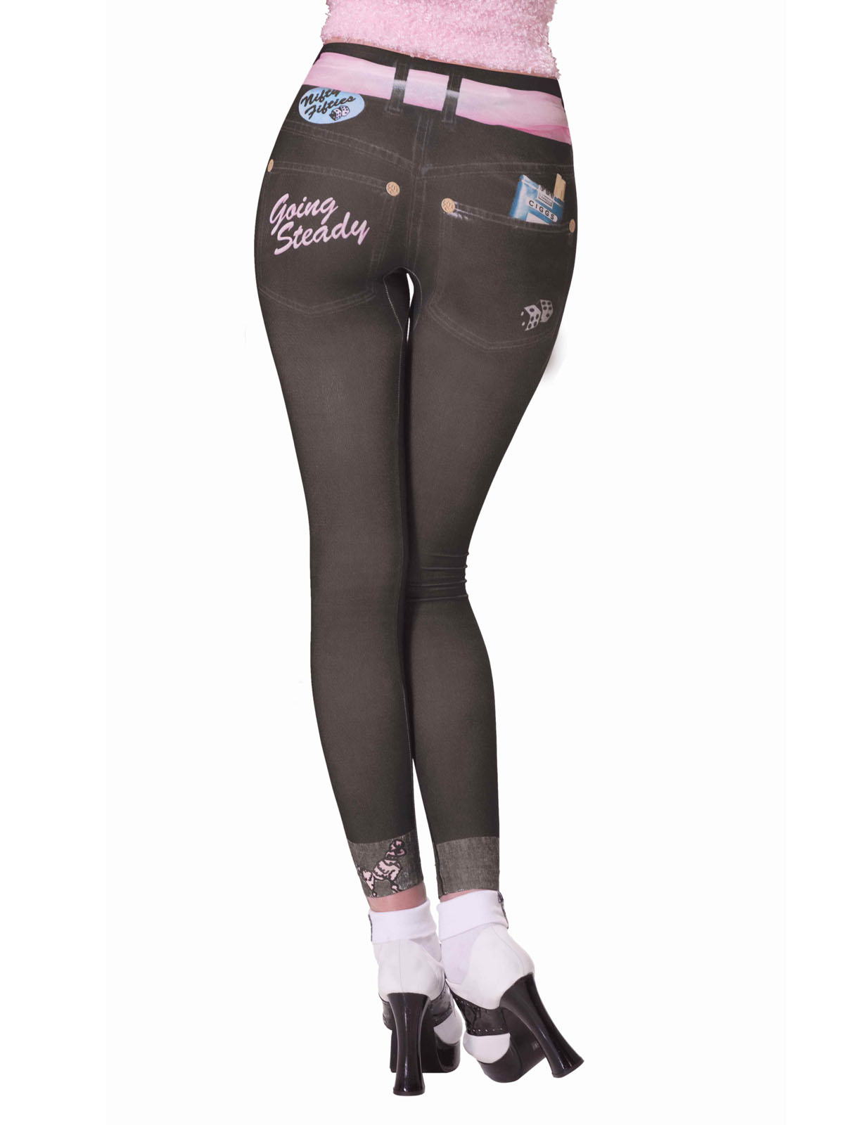 50'S JEAN LEGGINGS, ADULT - Image 3