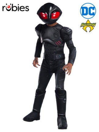 BLACK MANTA  DELUXE COSTUME, CHILD