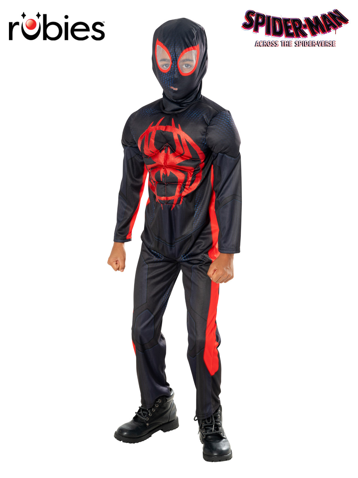 MILES MORALES SPIDER-VERSE DELUXE COSTUME, CHILD