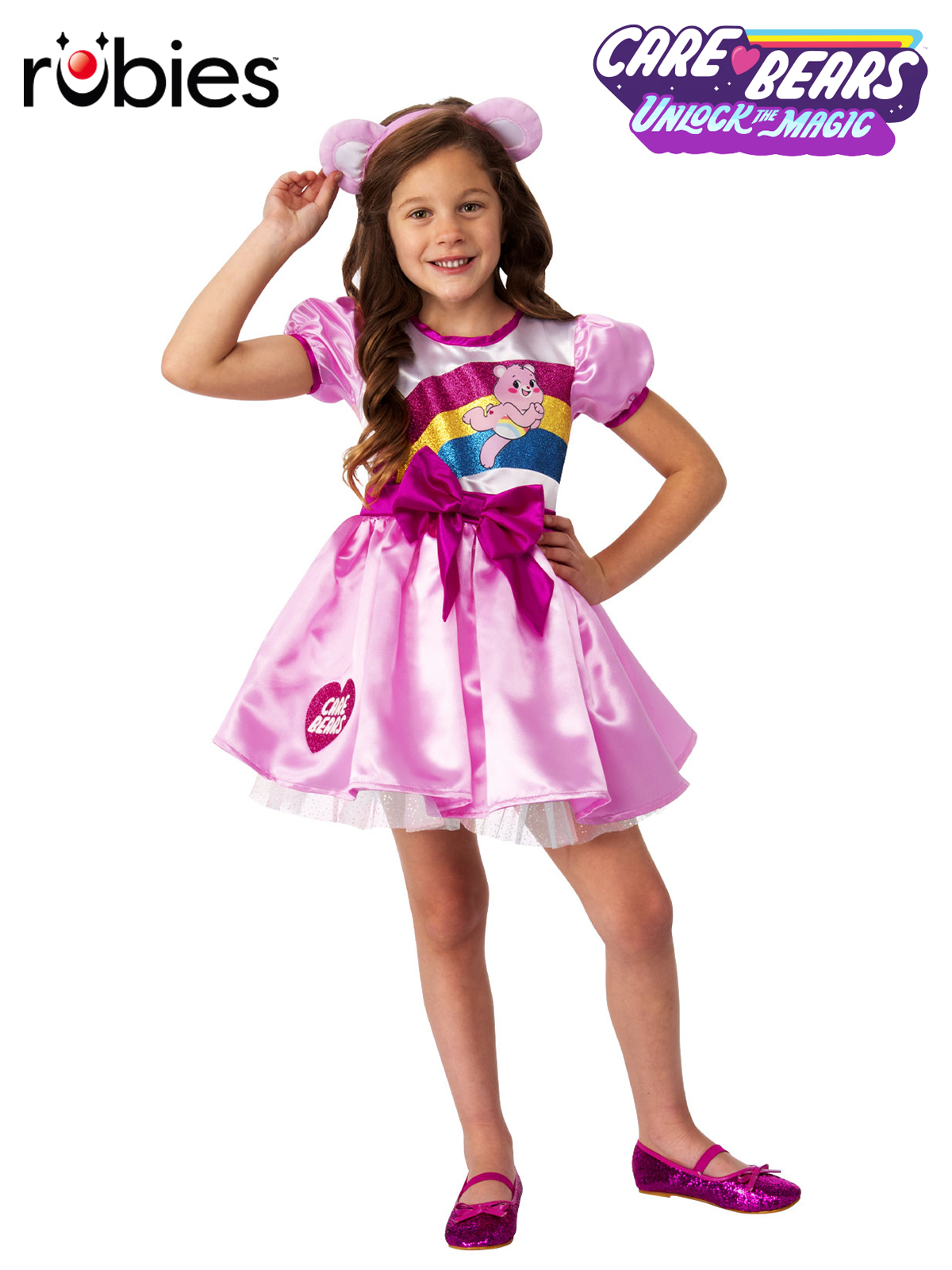 CAREBEARS CHEER BEAR TUTU DRESS, CHILD