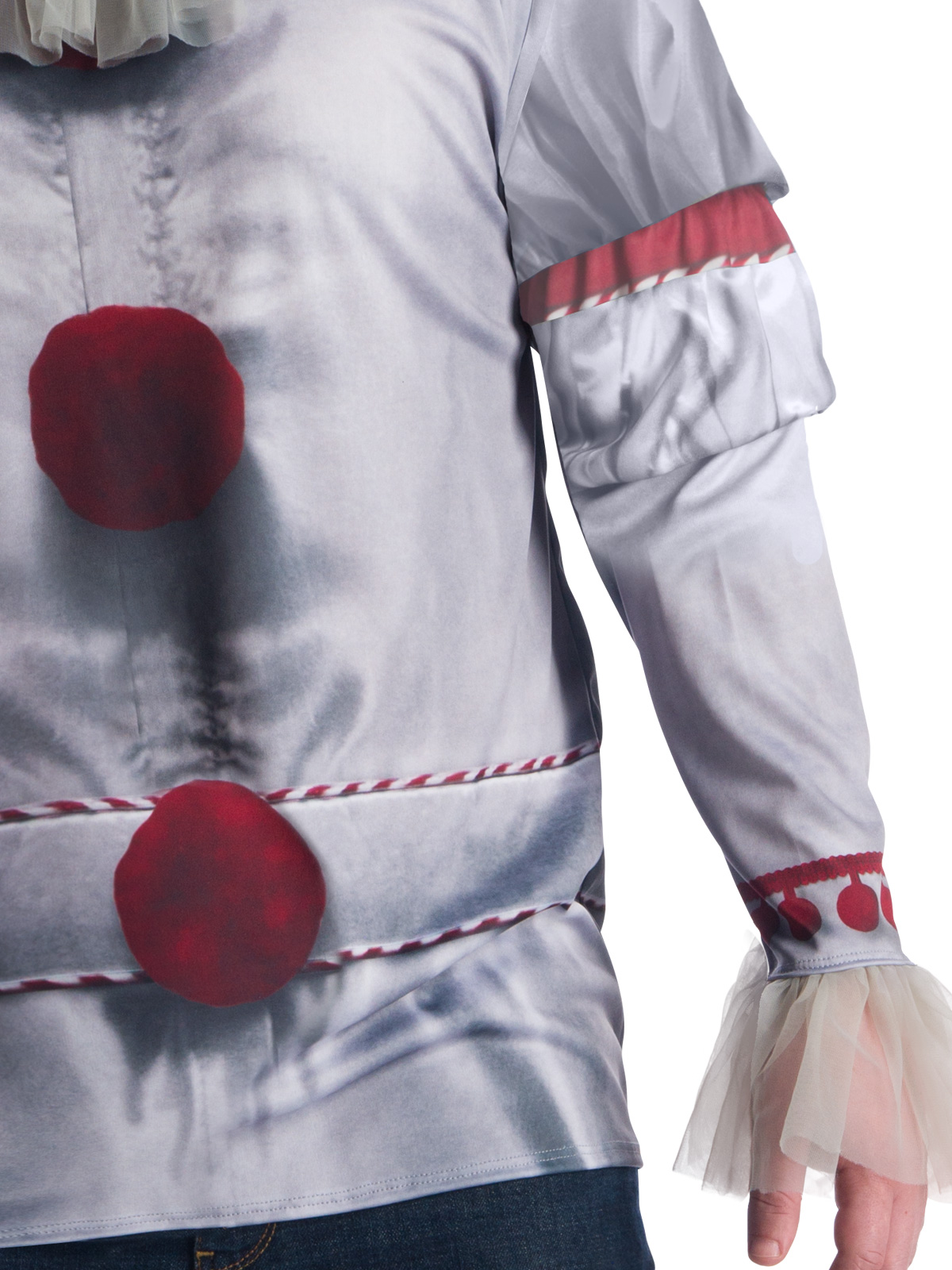 PENNYWISE 'IT' MOVIE TOP COSTUME - Image 3