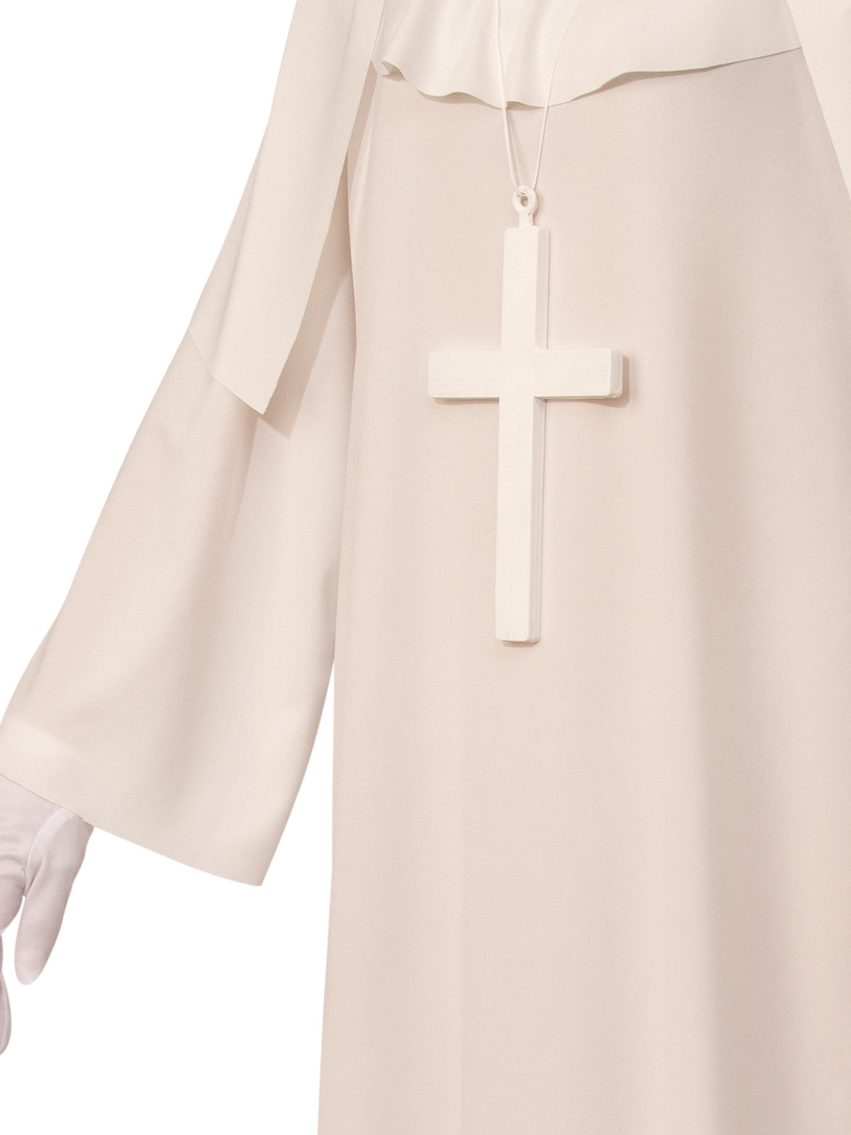 WHITE NUN COSTUME, ADULT - Image 2
