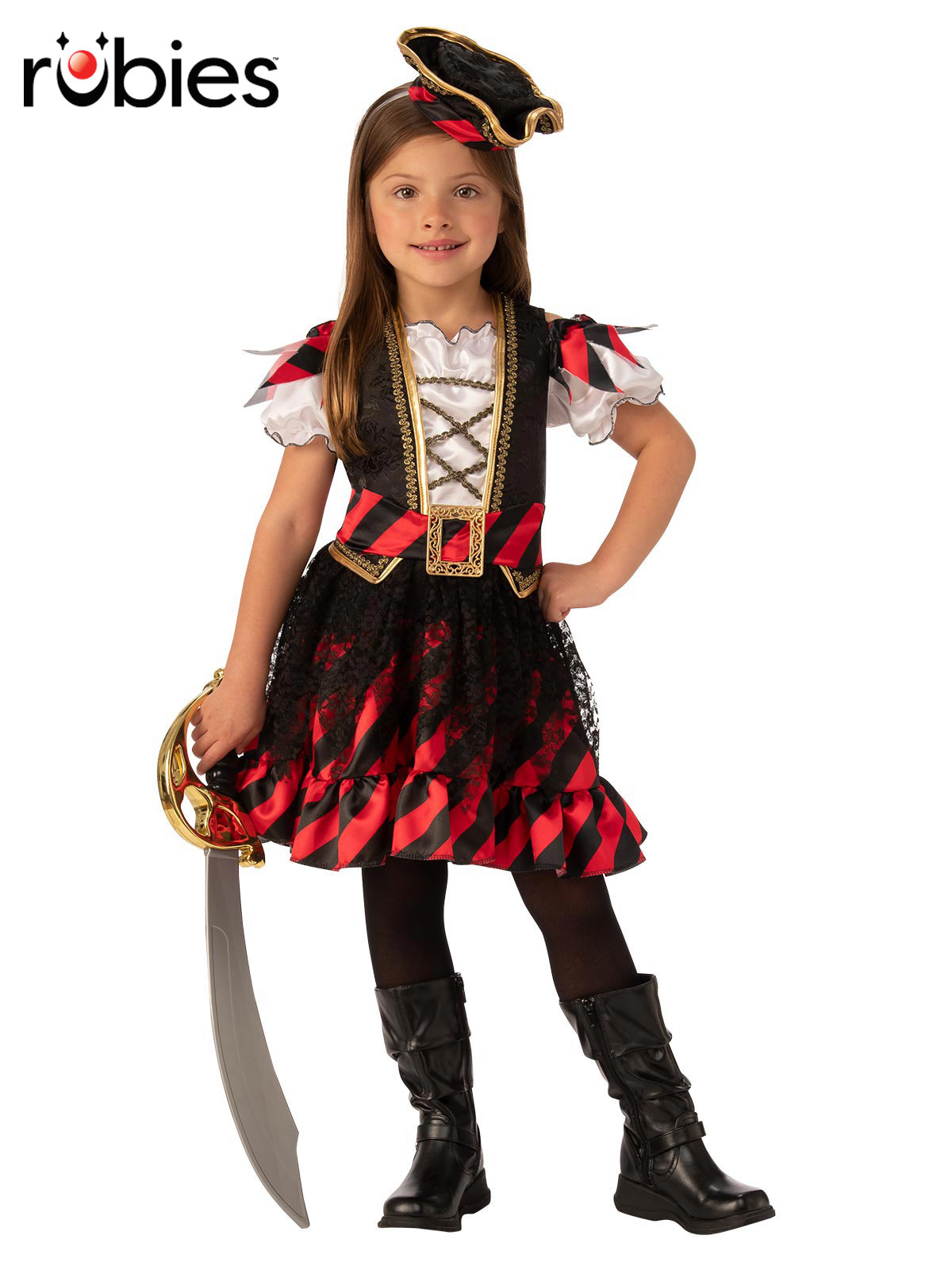PIRATE GIRL COSTUME, CHILD