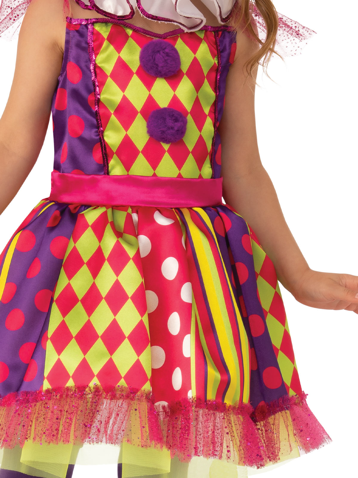 BRIGHT CLOWN COSTUME, CHILD - Image 3