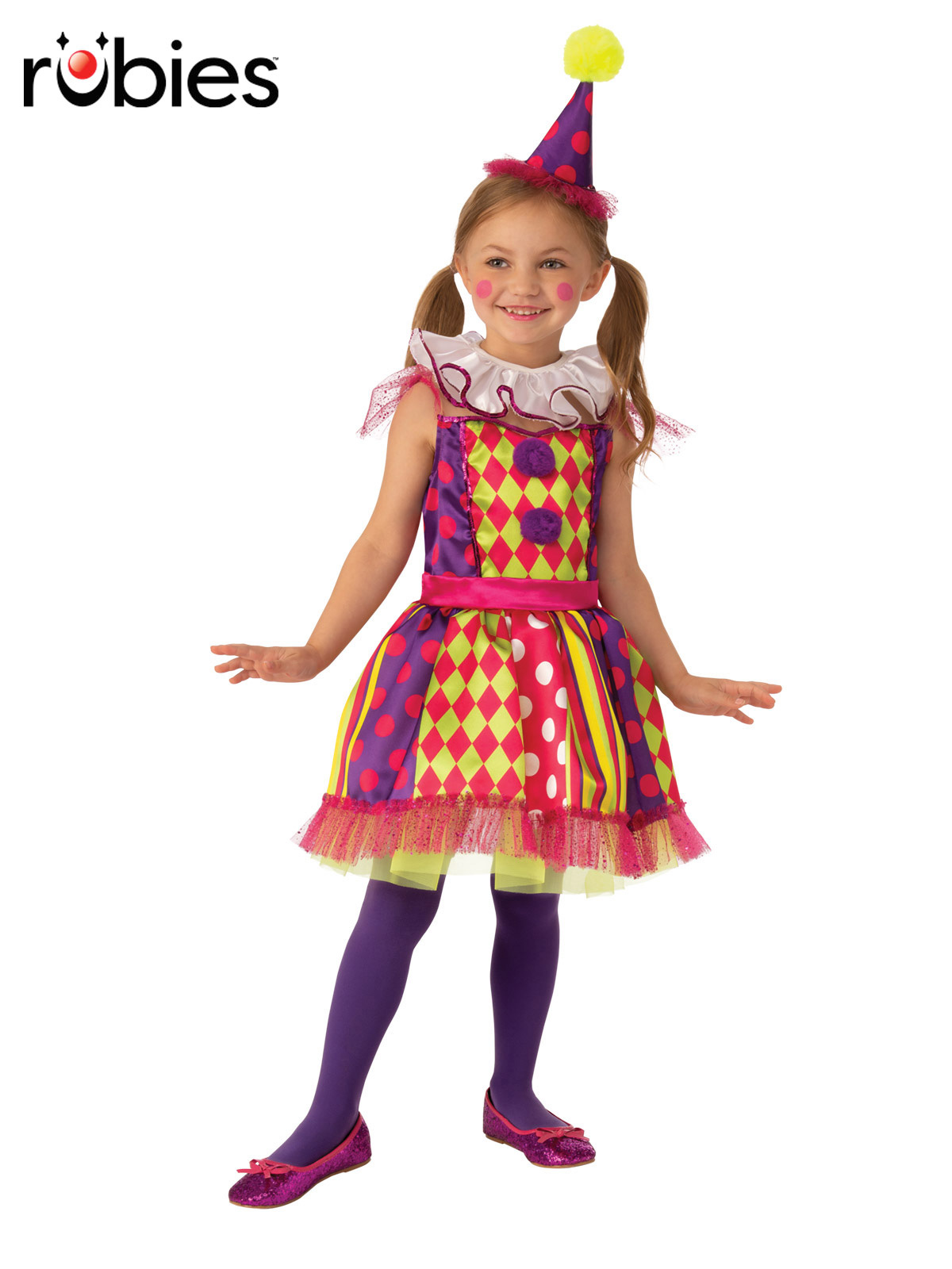BRIGHT CLOWN COSTUME, CHILD