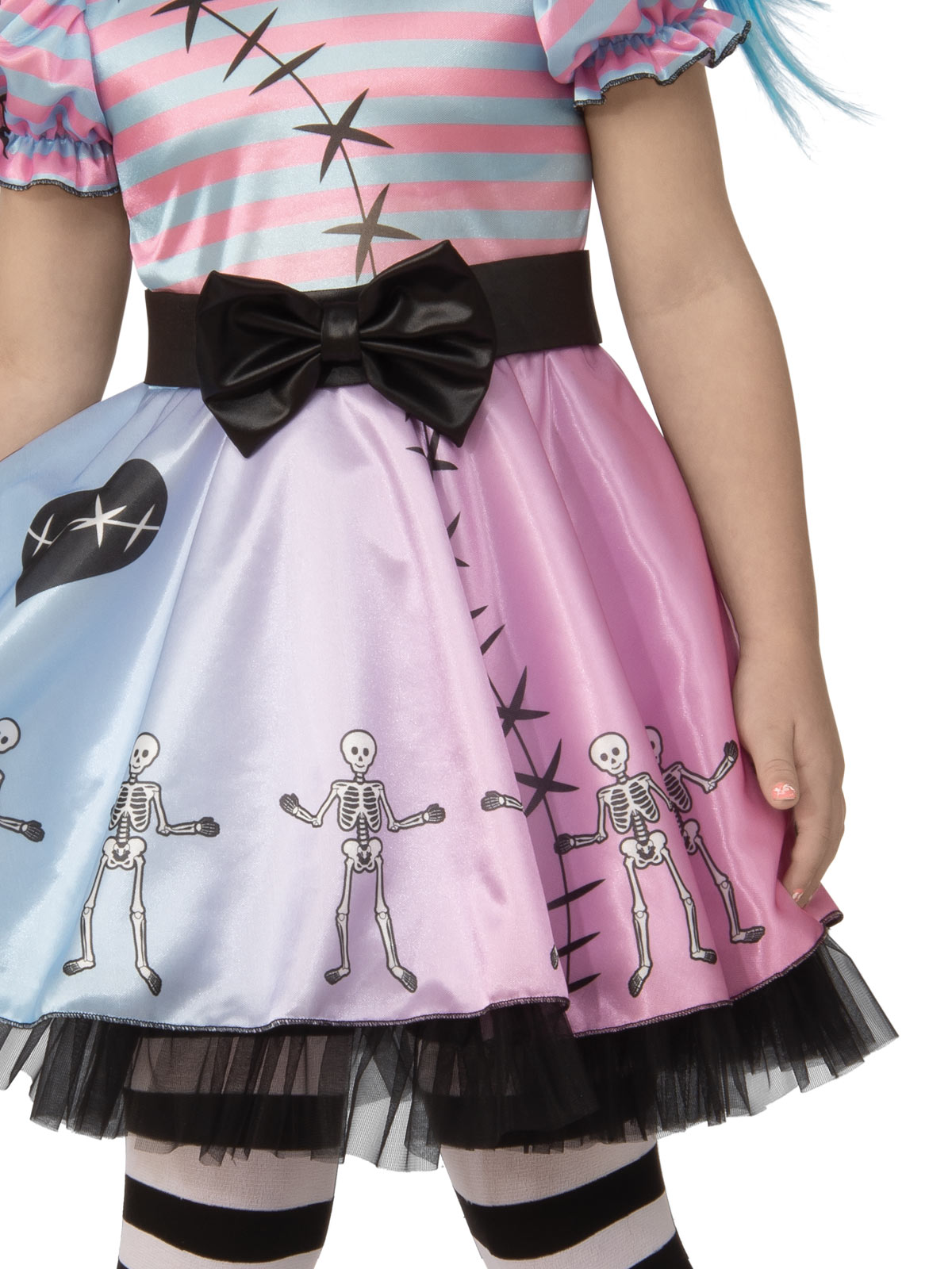 LITTLE BLUE SKELLY GIRL COSTUME, CHILD - Image 3