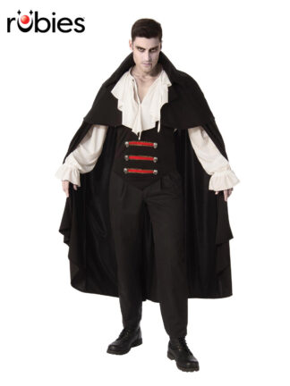 ELEGANT VAMPIRE MAN COSTUME, ADULT