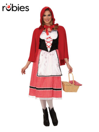LITTLE RED RIDING HOOD LADIES COSTUME, ADULT