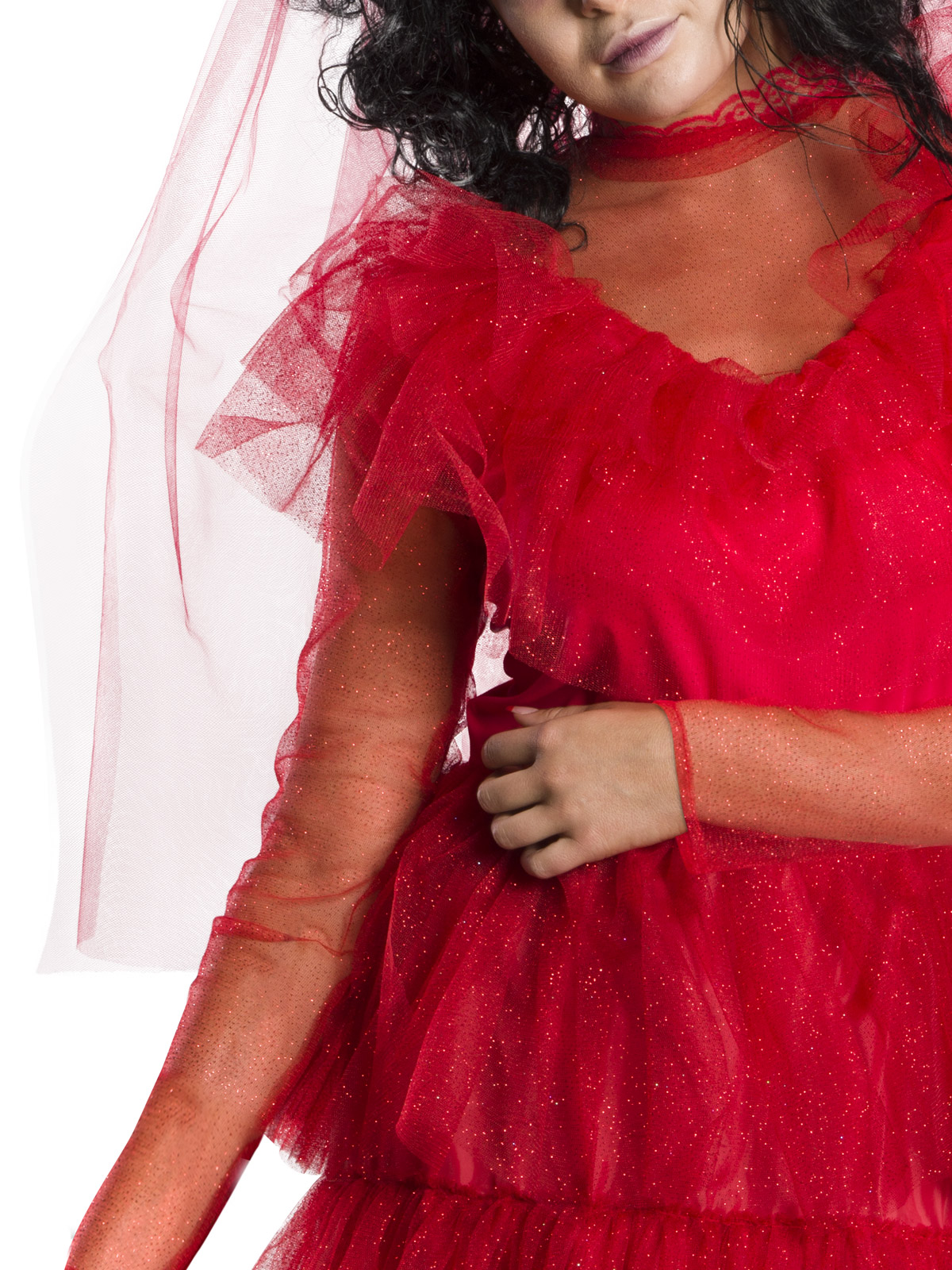 LYDIA DEETZ WEDDING DRESS COSTUME, ADULT - Image 2