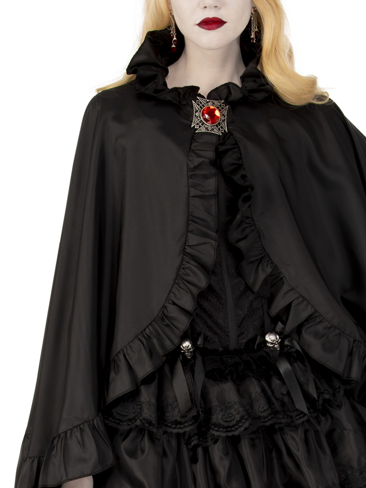BLACK CAPE - ADULT - Image 2