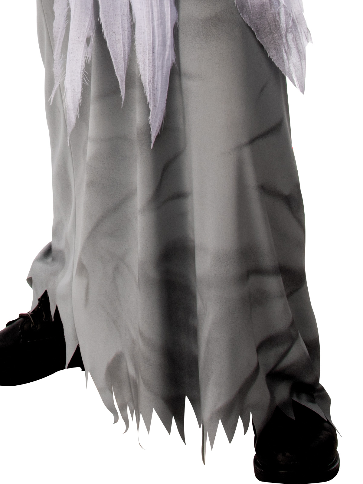 WHITE DEMON HOODED ROBE COSTUME, CHILD - Image 4