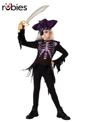 GHOST SHIP PIRATE GIRLS COSTUME, CHILD