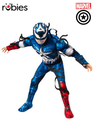VENOMIZED CAPTAIN AMERICA DELUXE COSTUME, CHILD