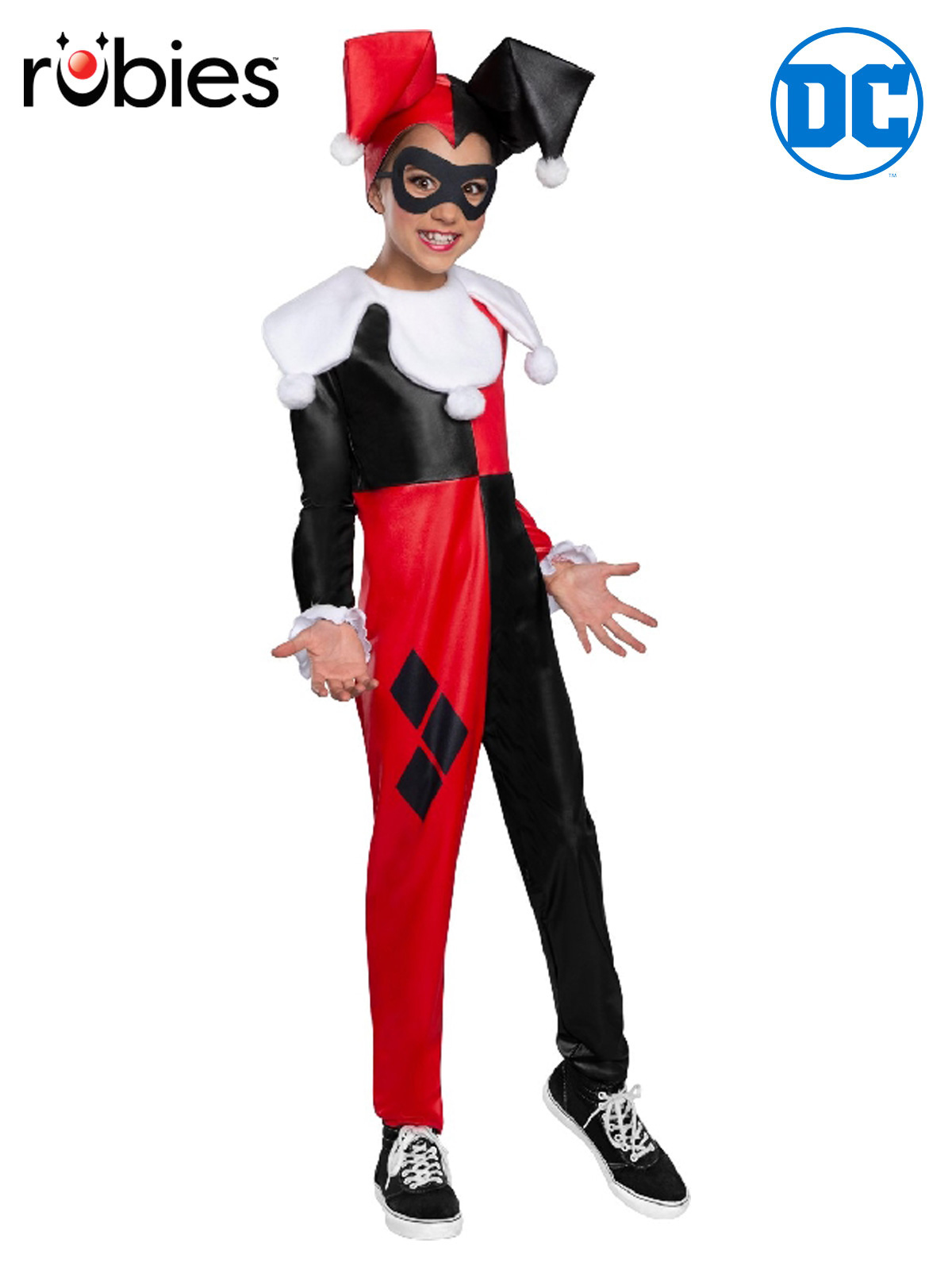 HARLEY QUINN DC SUPERHERO GIRLS COSTUME, CHILD
