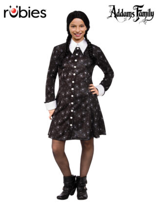 WEDNESDAY ADDAMS COSTUME, CHILD
