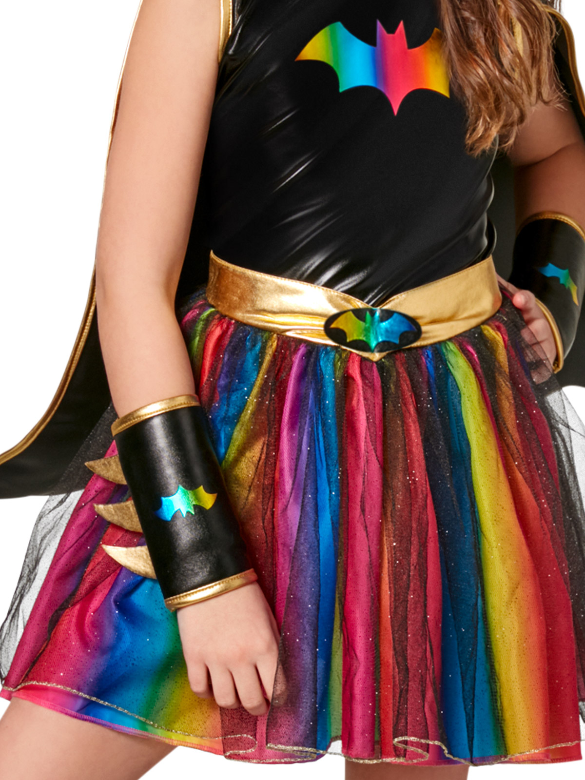 BATGIRL DELUXE RAINBOW TUTU COSTUME, CHILD - Image 3