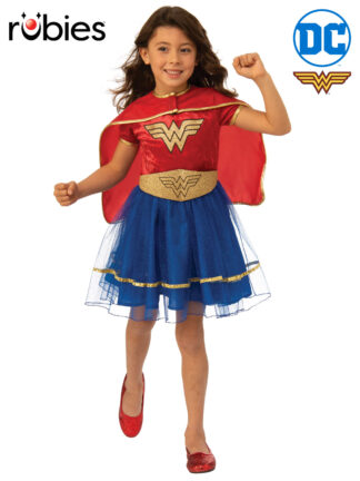 WONDER WOMAN DELUXE TUTU COSTUME, CHILD