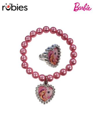 BARBIE BRACELET AND RING SET - CHILD