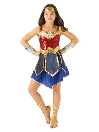 WONDER WOMAN DELUXE 1984 COSTUME, CHILD