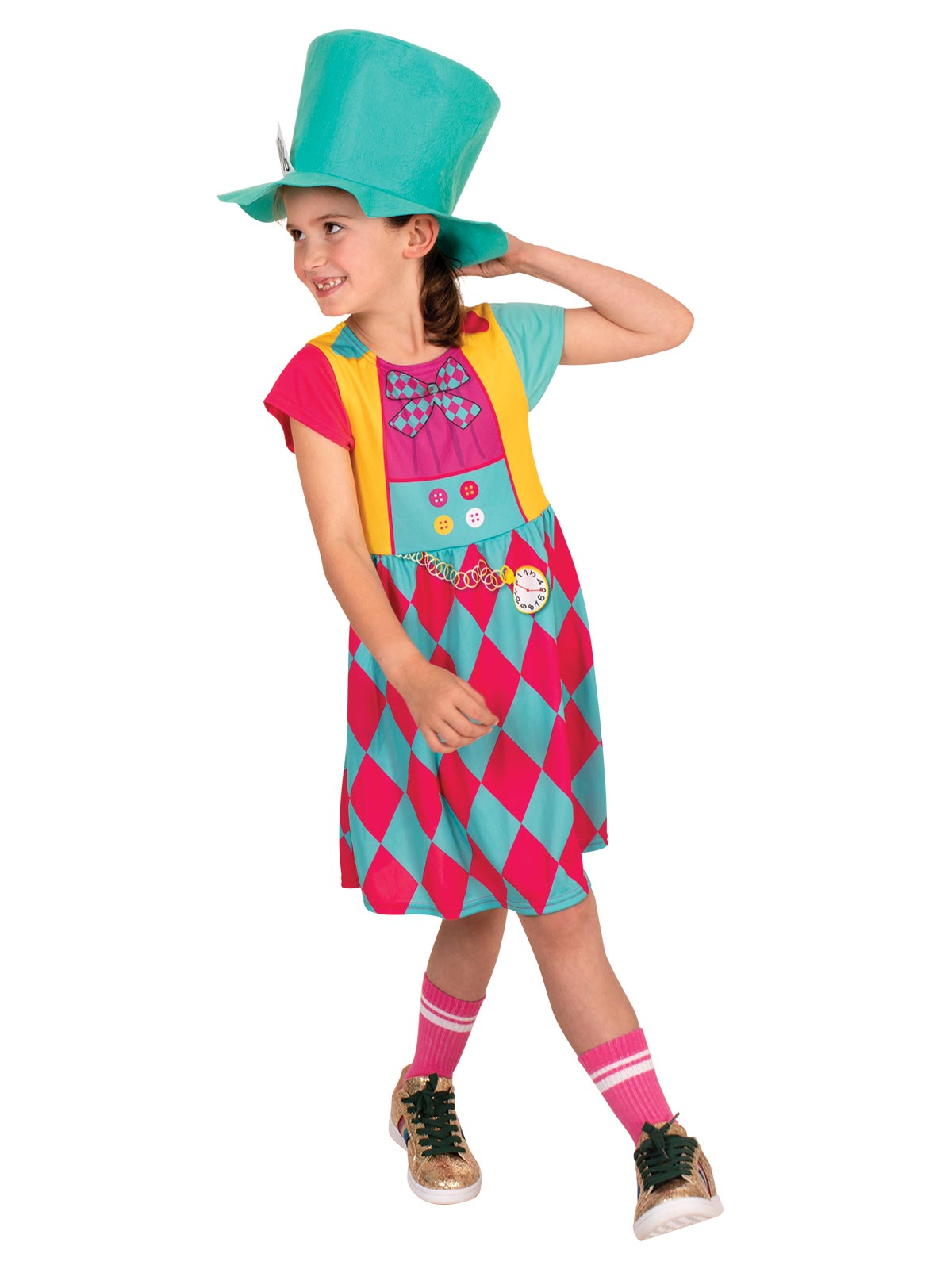 MAD HATTER GIRLS CLASSIC COSTUME, CHILD - Image 3