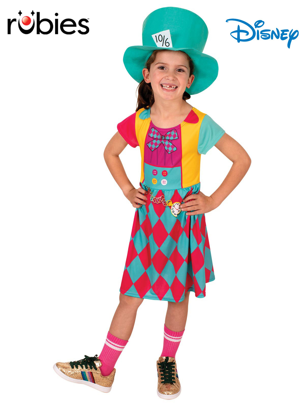 MAD HATTER GIRLS CLASSIC COSTUME, CHILD