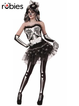 SKELETON BONE TUTU - ADULT