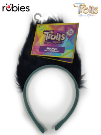 TROLLS BRANCH - HEADBAND WITH ATTACHED HAIR