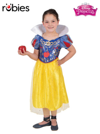 SNOW WHITE DELUXE SPARKLE COSTUME, CHILD