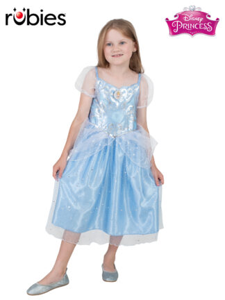 CINDERELLA DELUXE SPARKLE COSTUME, CHILD
