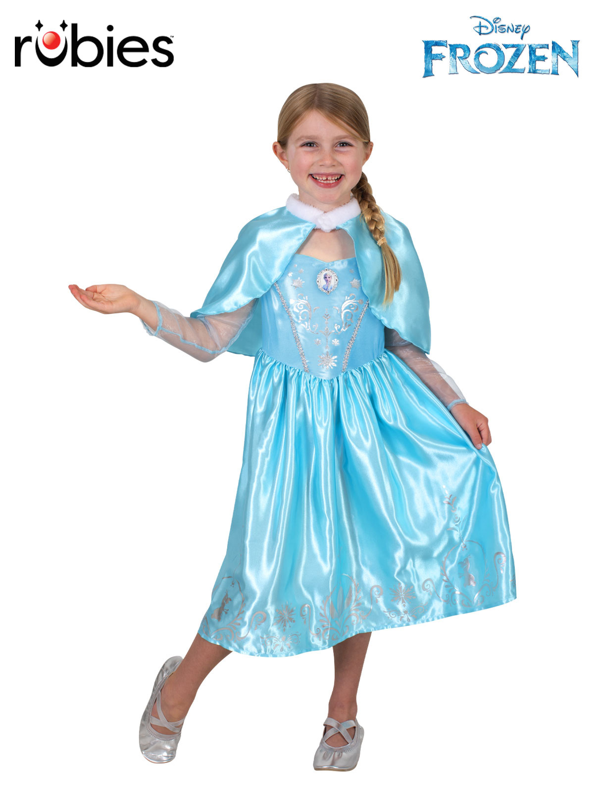 ELSA DELUXE CLOAK COSTUME, CHILD