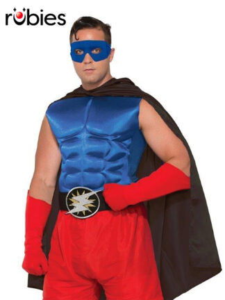 HERO MUSCLE CHEST BLUE - ADULT