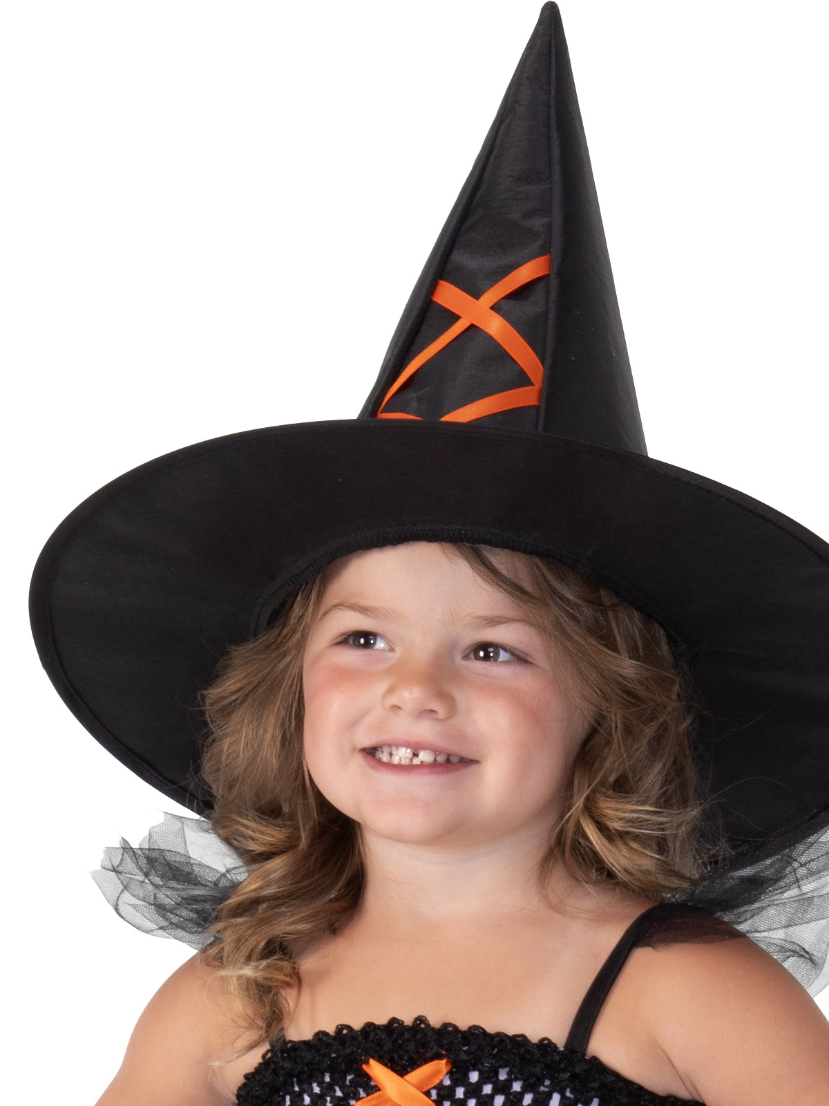 WITCH PURPLE & ORANGE COSTUME, CHILD - Image 2