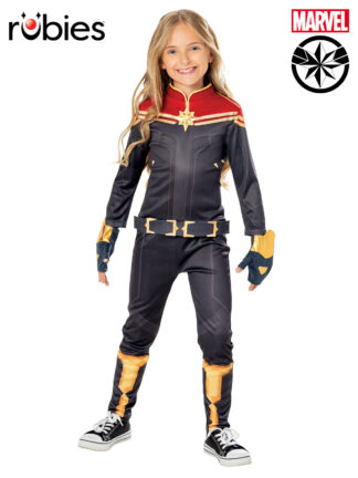 CAPTAIN MARVEL THE MARVELS DELUXE COSTUME, CHILD