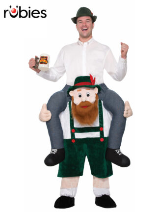 BEER BUDDY PIGGY BACK COSTUME, ADULT