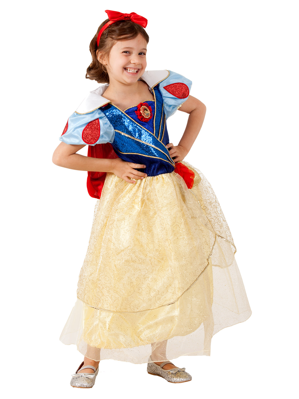 SNOW WHITE GLITTER & GLOW PREMIUM COSTUME, CHILD - Image 2