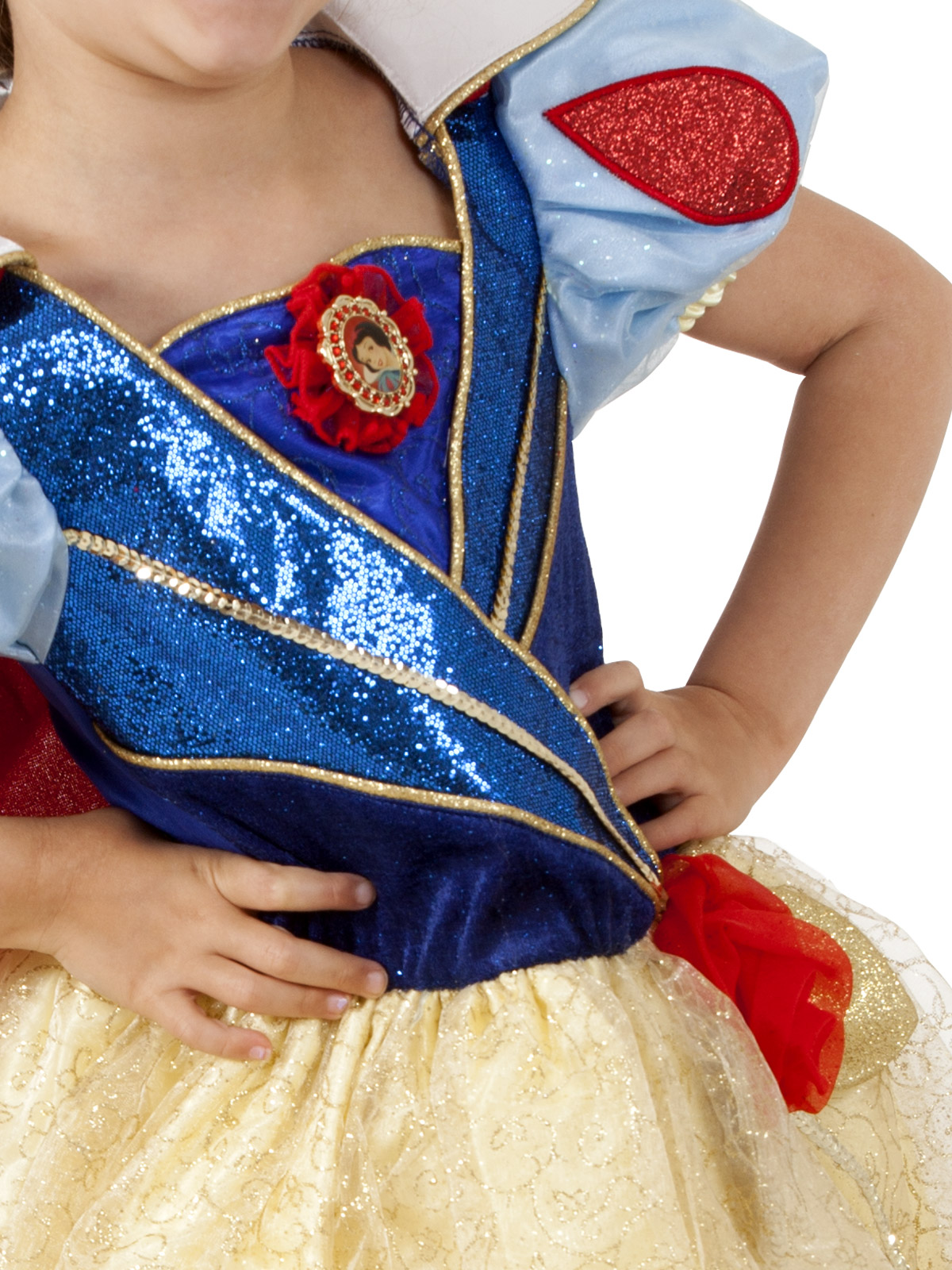 SNOW WHITE GLITTER & GLOW PREMIUM COSTUME, CHILD - Image 3